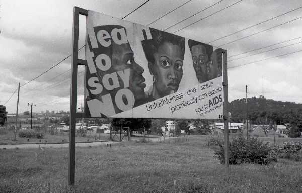 AIDS Poster - Kampala - Uganda 1996