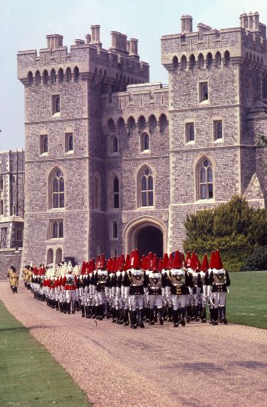 Household Cavalry - Garter Ceremony - Windsor Castle 1982
