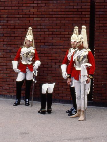 Household Cavalry Barracks - Troopers - London 1982