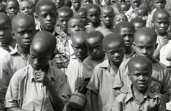 School assembly - Mityana - Uganda 1996